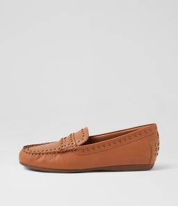 EMBREY DF DK TAN LEATHER
