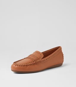 EMBREY DF DK TAN LEATHER