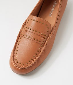 EMBREY DF DK TAN LEATHER