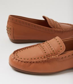 EMBREY DF DK TAN LEATHER