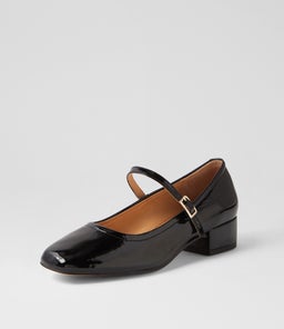 ISLAH DF BLACK PATENT LEATHER