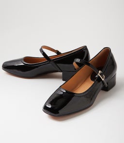 ISLAH DF BLACK PATENT LEATHER