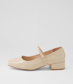 ISLAH DF LATTE PATENT LEATHER