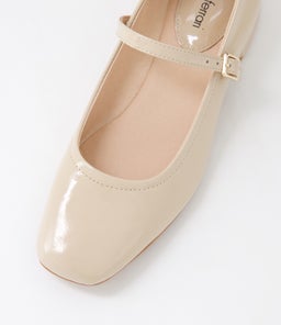 ISLAH DF LATTE PATENT LEATHER