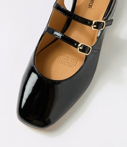 ISHALA DF BLACK PATENT LEATHER