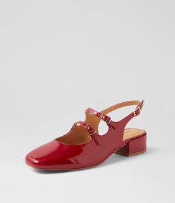 ISHALA DF DEEP RED PATENT LEATHER