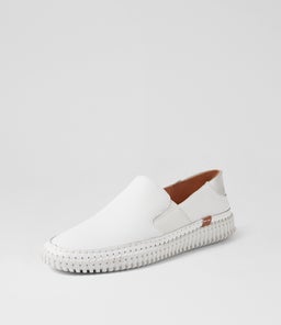 JEMAX DF WHITE SILVER LEATHER