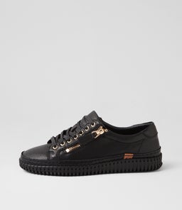 JONZA DF BLACK BLACK SOLE LEATHER