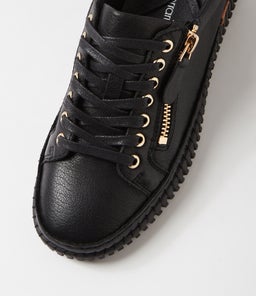 JONZA DF BLACK BLACK SOLE LEATHER