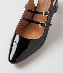 LIVRE DF BLACK PATENT LEATHER