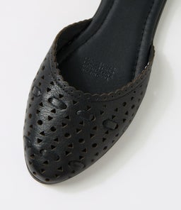 LYNDSIE DF BLACK LEATHER
