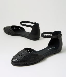 LYNDSIE DF BLACK LEATHER