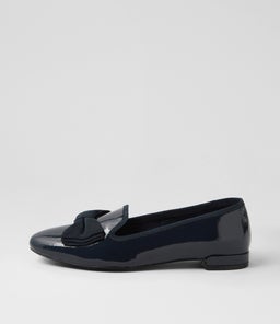 POETNESS DF NAVY PATENT LEATHER