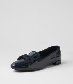POETNESS DF NAVY PATENT LEATHER