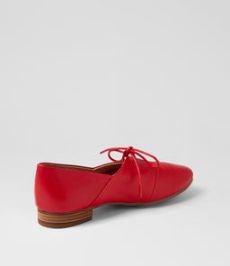 TAZURRA DF FIRE RED LEATHER