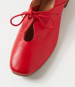 TAZURRA DF FIRE RED LEATHER