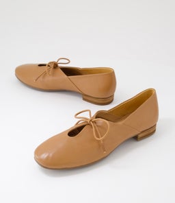 TAZURRA DF DK TAN LEATHER