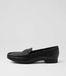 TATTERY DF BLACK LEATHER