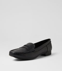TATTERY DF BLACK LEATHER