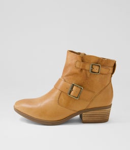 ZARELLI DF DK TAN LEATHER