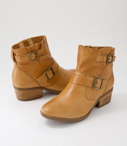 ZARELLI DF DK TAN LEATHER