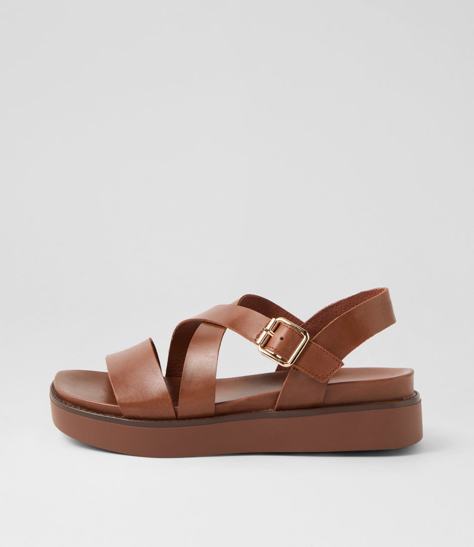 Blaklee Walnut Leather Sandals Blaklee Walnut Leather Sandals