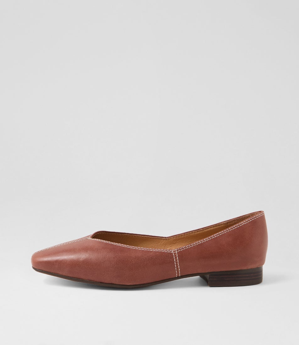 Dolla Walnut Leather Flat Shoes Dolla Walnut Leather Flat Shoes