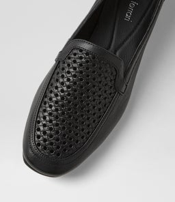 TILLIS DF BLACK BLACK HEEL LEATHER