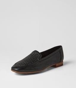 TILLIS DF BLACK NATURAL HEEL LEATHER