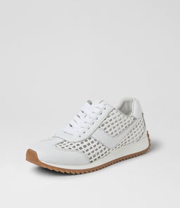 DIWA DF WHITE LEATHER WOVEN