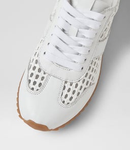 DIWA DF WHITE LEATHER WOVEN