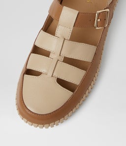 JOLCIE DF DK TAN CAMEL LEATHER