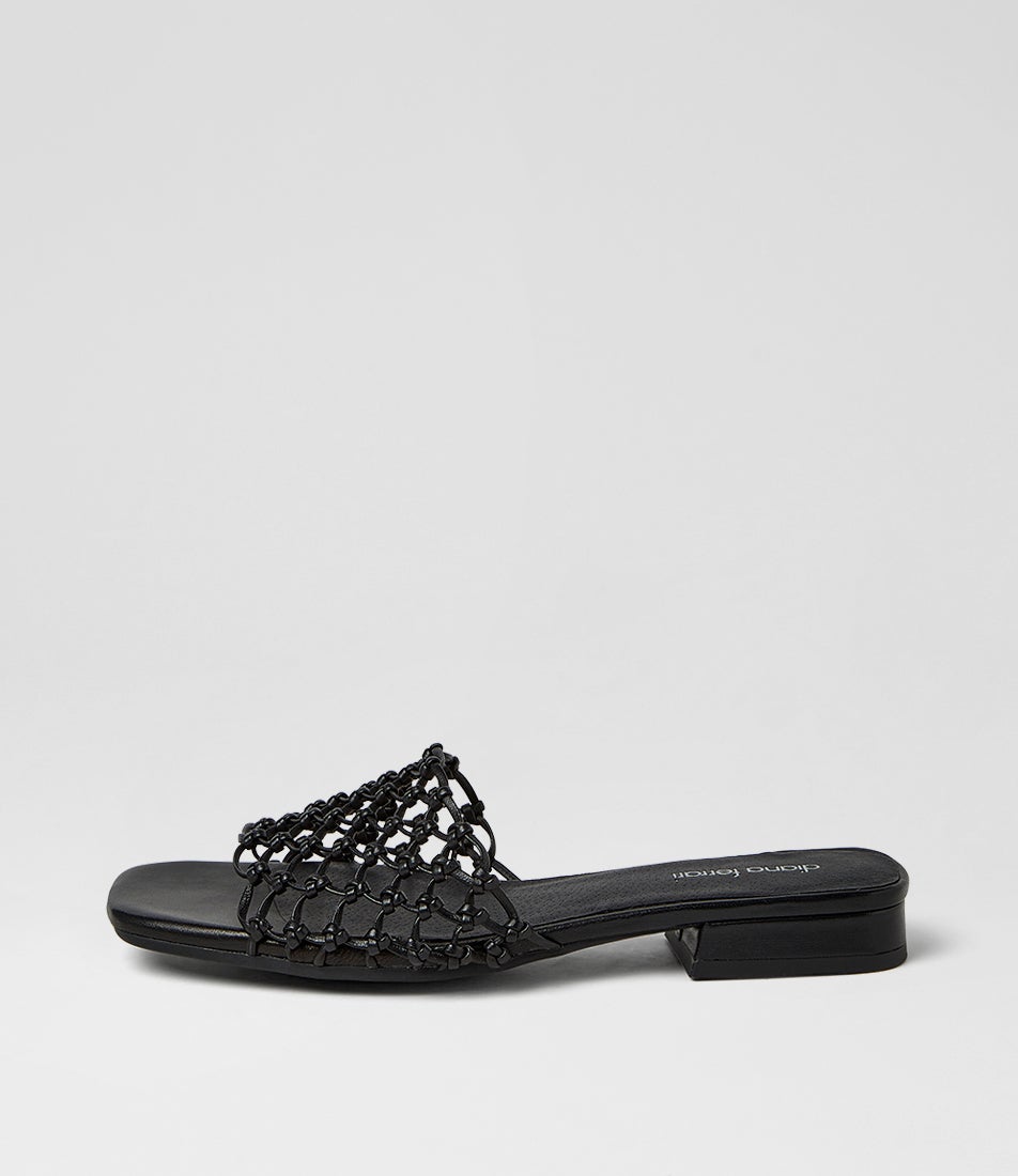 Nassa Black Leather Sandals Nassa Black Leather Sandals