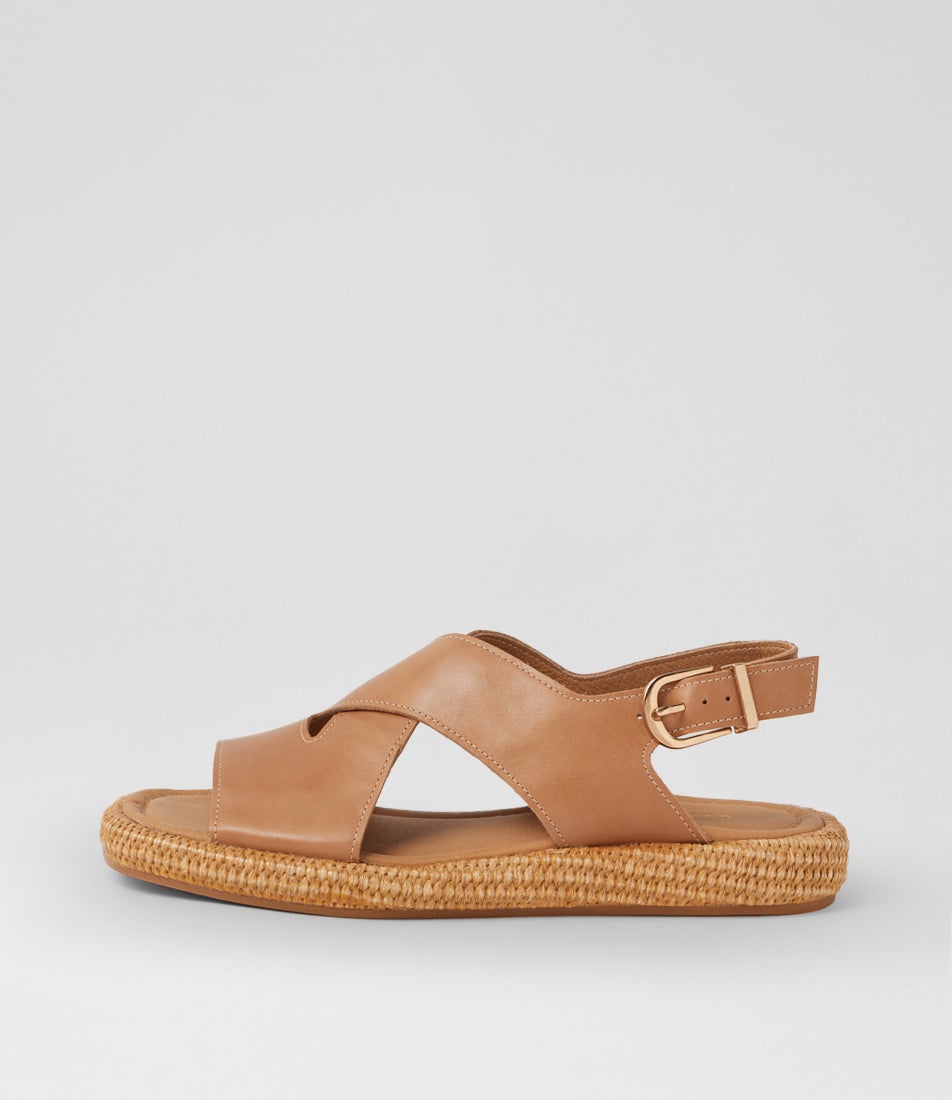 Realli Cappuccino Leather Woven Sandals Realli Cappuccino Leather Woven Sandals