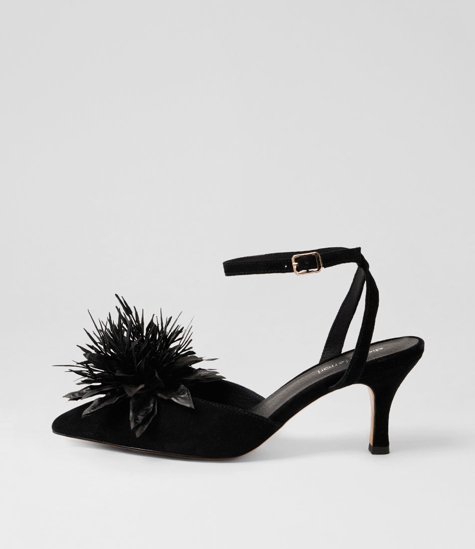 Tattel Black Suede Heels Tattel Black Suede Heels