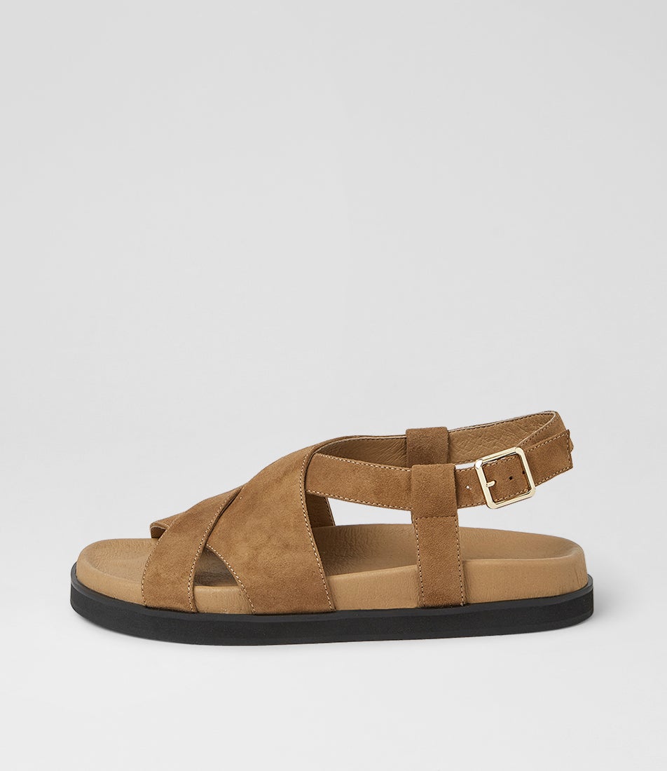 Vebbie Biscuit Suede Sandals