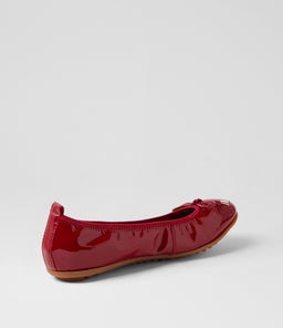 BELIN DK RED PATENT LEATHER