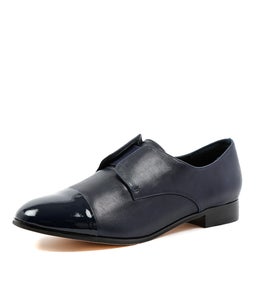 JENNA NAVY PATENT LEATHER LEATHER
