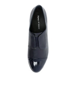 JENNA NAVY PATENT LEATHER LEATHER