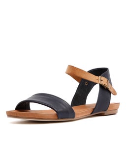 JINNIT NAVY TAN LEATHER