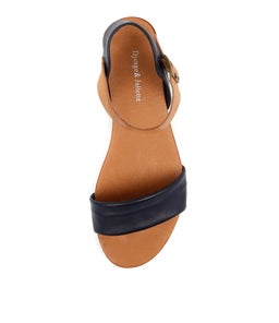 JINNIT NAVY TAN LEATHER