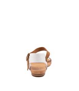 JINNIT WHITE TAN LEATHER