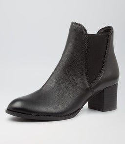 SADORE BLACK BLACK HEEL LEATHER