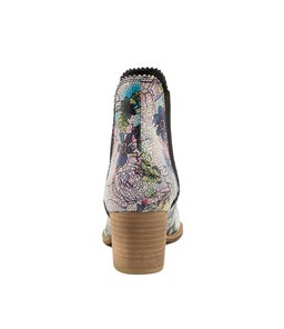SADORE PINK VINTAGE FLORAL LEATHER