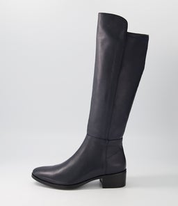 TETLEY NAVY LEATHER STRETCH SMOOTH
