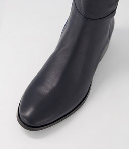 TETLEY NAVY LEATHER STRETCH SMOOTH