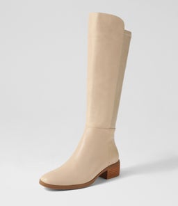 TETLEY ALMOND LEATHER STRETCH SMOOTH