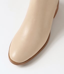 TETLEY ALMOND LEATHER STRETCH SMOOTH