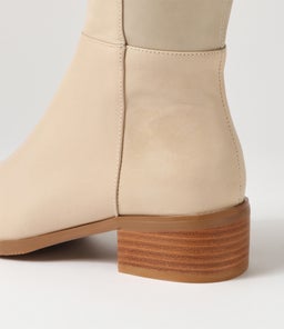 TETLEY ALMOND LEATHER STRETCH SMOOTH
