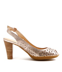 WALO WASHED ROSE GOLD LEATHER